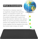 Grounding Mat with 15Ft Grounding Cord,Grounding Pad Kit, Earth Therapy for Foot Mat,Computer Mat, Sleep Mat, Pet Mat (23.6X13 Inch)