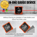 Digital Angle Finder Magnetic Rechargeable Digital Angle Gauge Mini Protractor