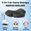 Soothe-3-In-1 Neck Massager Cervical Pillow Hot Compress Vibration Massage Neck Traction Relax Pillow Spine Support Massager