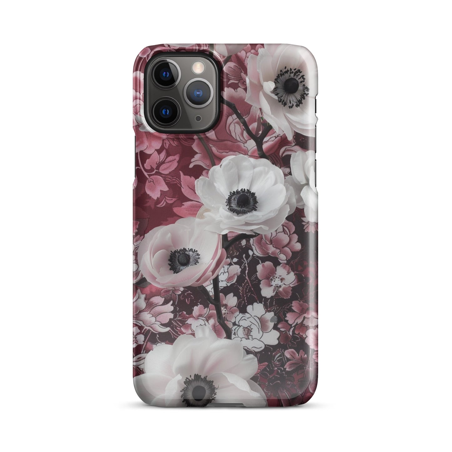 Red Floral Phone case for iPhone-2