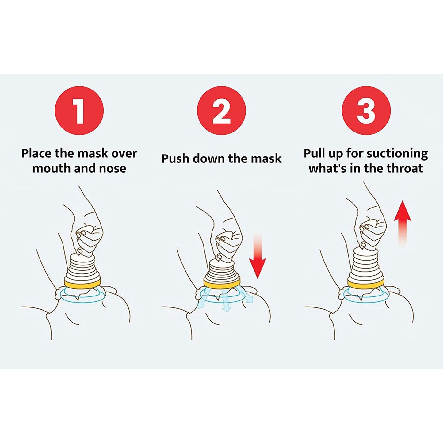 1Set First Aid Choking Rescue Device Travel Home Cpr First Aid Kit Firs for Adult & Children,Portable Asphyxia Rescue Device Kit