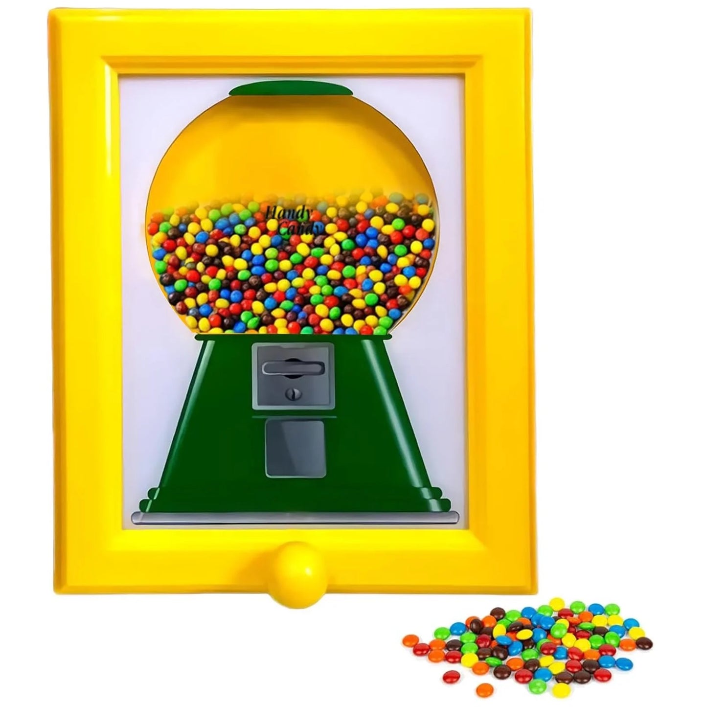Handy Candy Frame Candy Dispenser Picture Frame Hanging Candy Frame Machine in a Frame Handy Fast Distribution Dog & Cat Suitable for Birthday &