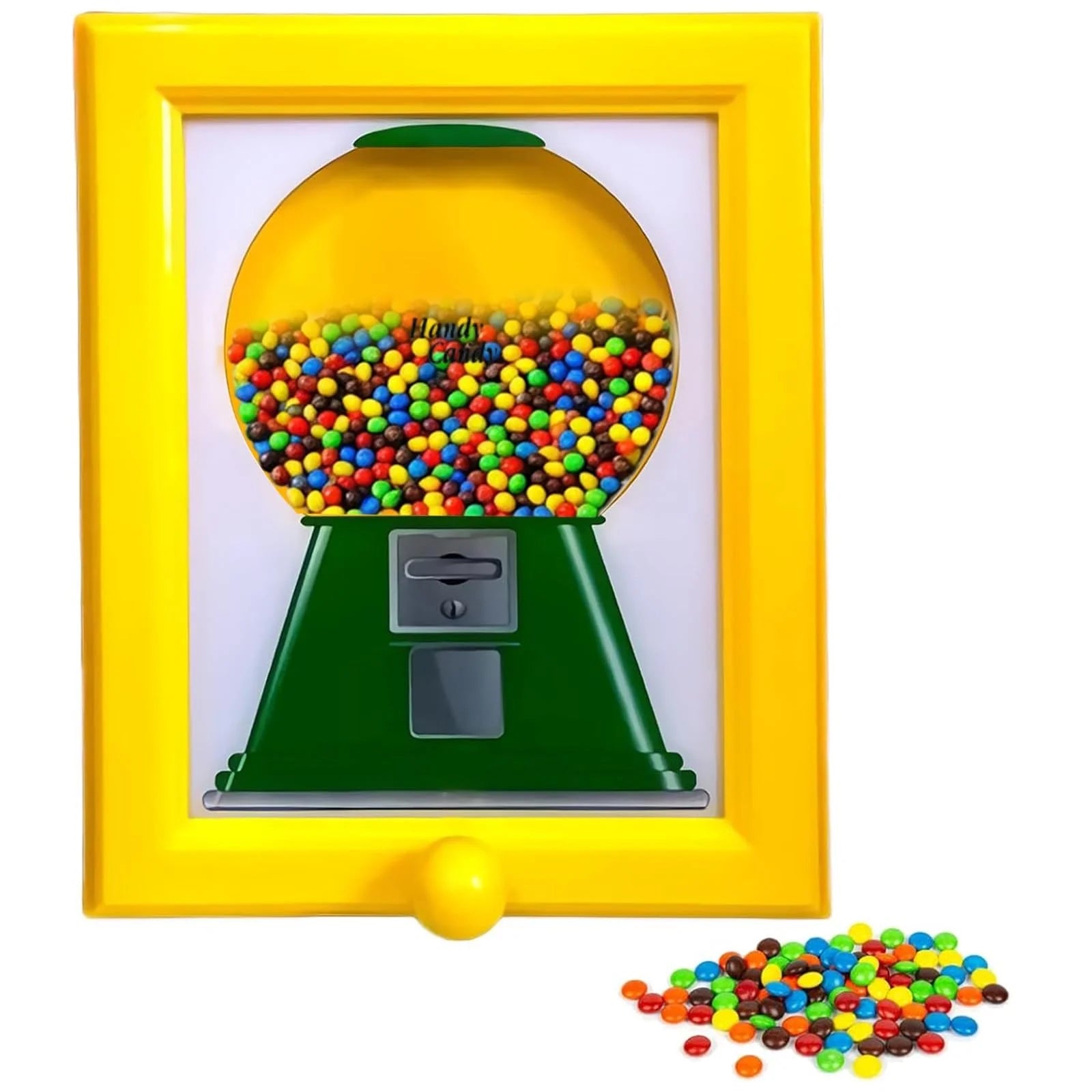 Handy Candy Frame Candy Dispenser Picture Frame Hanging Candy Frame Machine in a Frame Handy Fast Distribution Dog & Cat Suitable for Birthday &