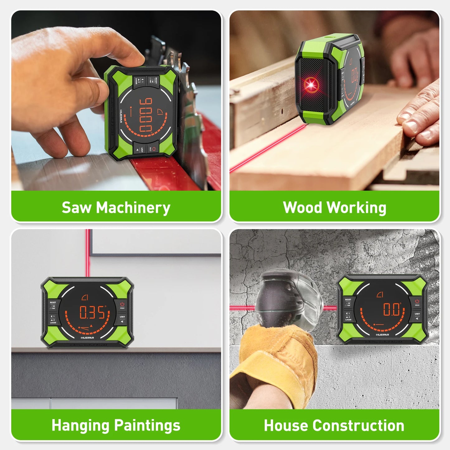 Digital Angle Gauge AG2L 3-1N-1 Digital Angle Gauge Magnetic with Laser Level Inclinometer for Decorations Woodworking