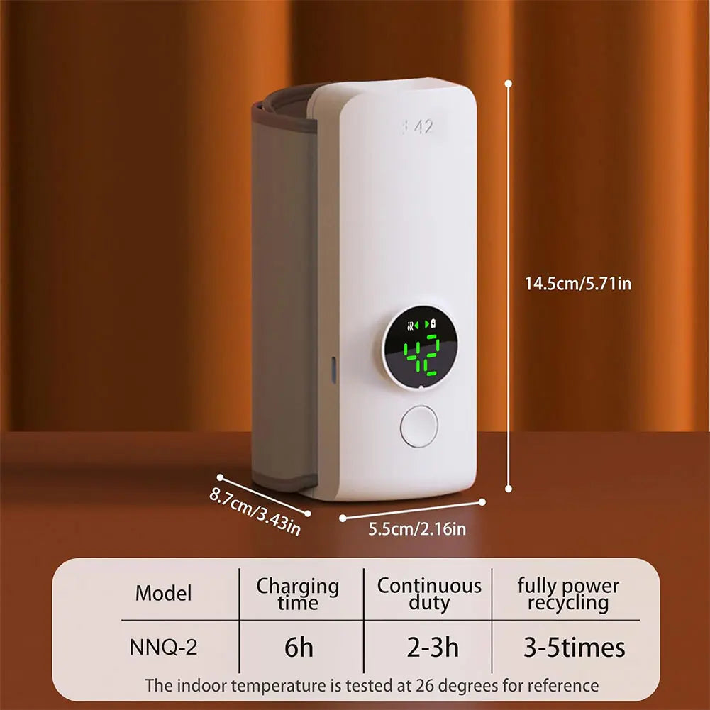 Portable Bottle Warmer Rechargeable Cordless Milk Warmer Baby Bottle Warmer for Comfortable Baby Feeding on the Go