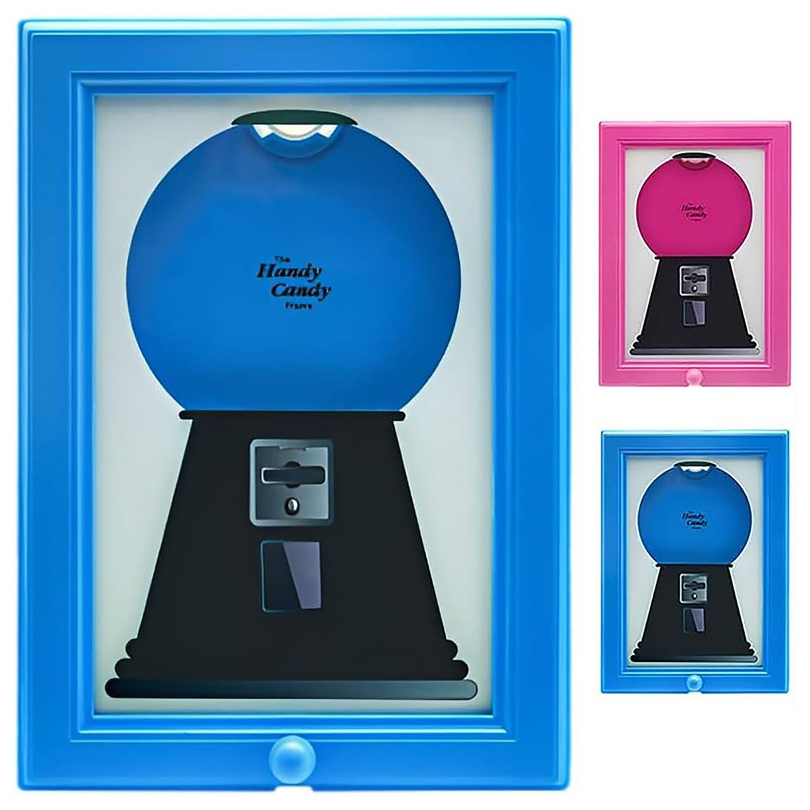 Candy Frame Dispenser, Wall Mounted Candy Dispenser Frame, Picture Frame Candy Dispenser, Candy Machine Picture Frame Dispenser, Gumball Machine in Picture Frame for Candies, Nuts, Dog & Cat Treats
